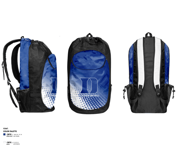 Gear Bag, De Ridder High School Softball, Softball, Teamtime, Team time, sublimation, custom sports apparel, team uniforms, spirit wear, spiritwear, sports uniforms, custom shirts, team store, custom team store, fundraiser sports, apparel fundraiser