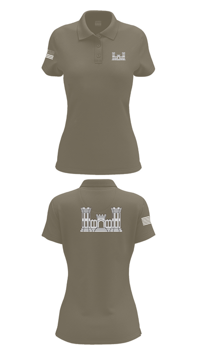 250TH ENGINEERING COMPANY 59783963 Women's Short Sleeve Performance Polo  - 71