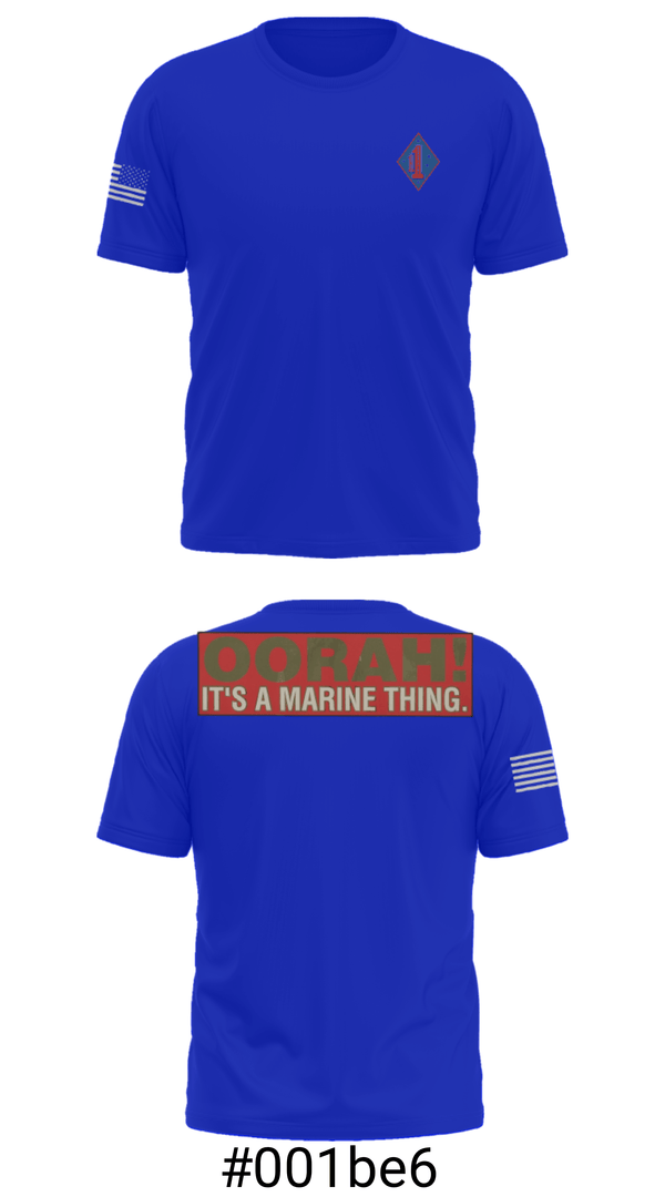 Short Sleeve Performance Shirt, 1st Marine Regiment, Marines, Teamtime, Team time, sublimation, custom sports apparel, team uniforms, spirit wear, spiritwear, sports uniforms, custom shirts, team store, custom team store, fundraiser sports, apparel fundraiser