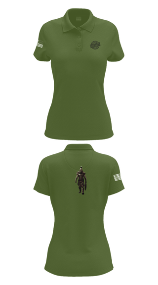 Women's Short Sleeve Performance Polo, JSSD-K, Air Force, Teamtime, Team time, sublimation, custom sports apparel, team uniforms, spirit wear, spiritwear, sports uniforms, custom shirts, team store, custom team store, fundraiser sports, apparel fundraiser