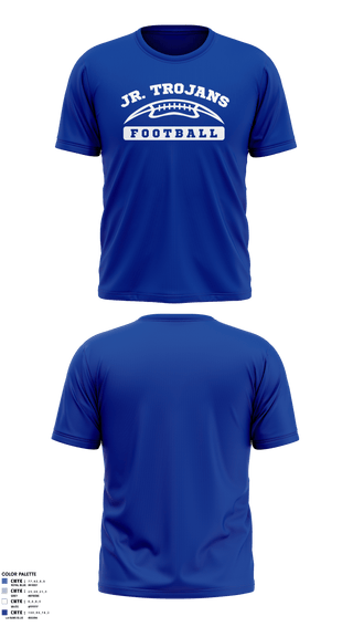 Short Sleeve Performance Shirt, Orland Jr Trojans Football, Football, Teamtime, Team time, sublimation, custom sports apparel, team uniforms, spirit wear, spiritwear, sports uniforms, custom shirts, team store, custom team store, fundraiser sports, apparel fundraiser