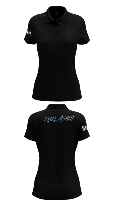 Merl Avant 76218389 Women's Short Sleeve Performance Polo  - 36