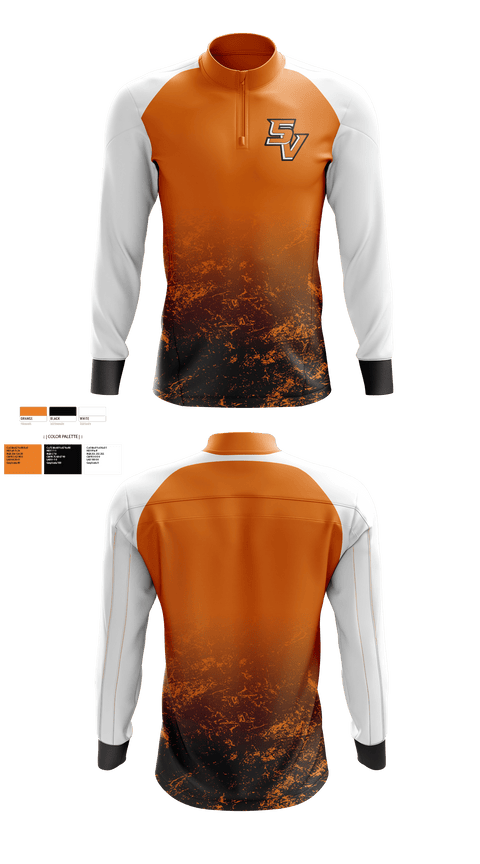 Quarter Zip Jacket, South View High School Volleyball, Men's Volleyball, Teamtime, Team time, sublimation, custom sports apparel, team uniforms, spirit wear, spiritwear, sports uniforms, custom shirts, team store, custom team store, fundraiser sports, apparel fundraiser