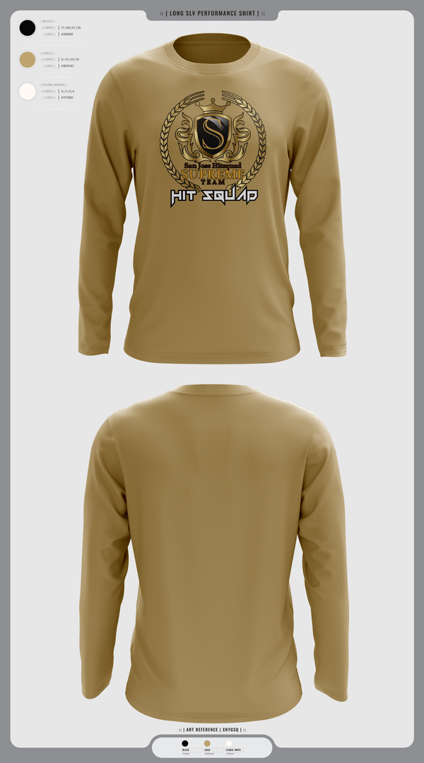 Long Sleeve Performance Shirt, San Jose Hitsquad, , Teamtime, Team time, sublimation, custom sports apparel, team uniforms, spirit wear, spiritwear, sports uniforms, custom shirts, team store, custom team store, fundraiser sports, apparel fundraiser