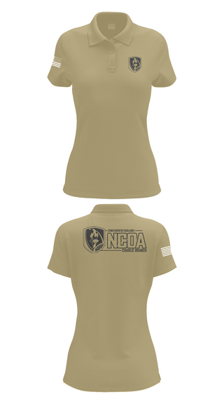 Womens Short Sleeve Performance Polo, CCoE NCOA Charlie Branch, , Teamtime, Team time, sublimation, custom sports apparel, team uniforms, spirit wear, spiritwear, sports uniforms, custom shirts, team store, custom team store, fundraiser sports, apparel fundraiser