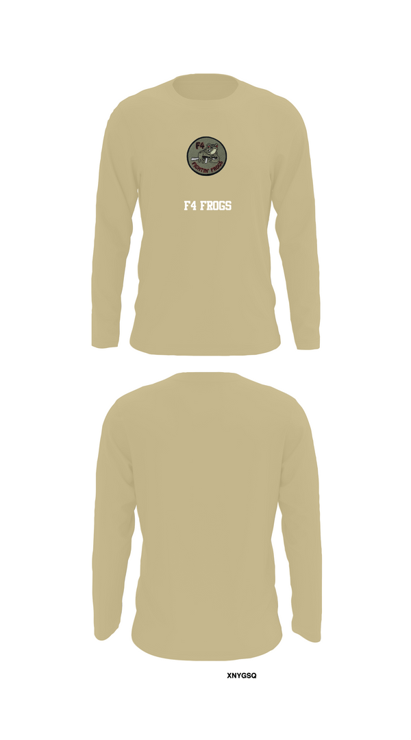Long Sleeve Performance Shirt, F4 Frogs, Army, Teamtime, Team time, sublimation, custom sports apparel, team uniforms, spirit wear, spiritwear, sports uniforms, custom shirts, team store, custom team store, fundraiser sports, apparel fundraiser