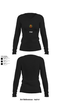 P.S.O 68871160 Women's Long Sleeve V-neck Shirt - 21