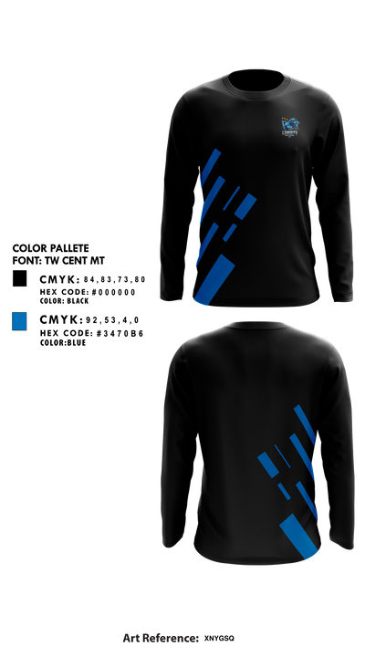Liberty high school football 28328260 Long Sleeve Performance Shirt 1