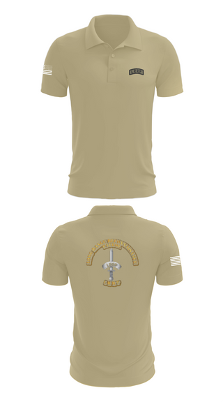 Short Sleeve Performance Polo, 1/506 Inf, CSC, LRRP, , Teamtime, Team time, sublimation, custom sports apparel, team uniforms, spirit wear, spiritwear, sports uniforms, custom shirts, team store, custom team store, fundraiser sports, apparel fundraiser