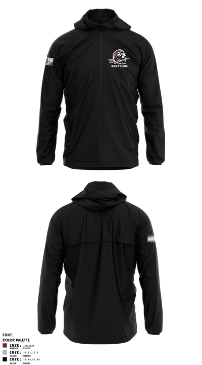 Braden River High School Wrestling 19591085 Windbreaker - 4