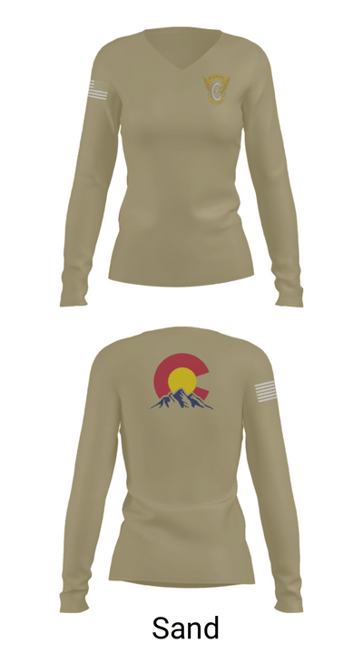 The 2403 2956612 Women's Long Sleeve V-neck Shirt - 92