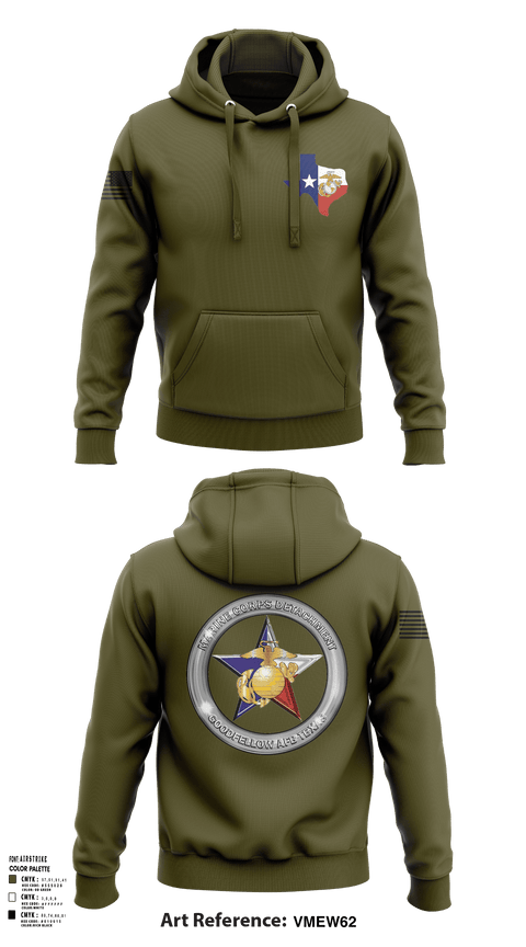 Hoodie, Goodfellow AFB MCD, Marines, Teamtime, Team time, sublimation, custom sports apparel, team uniforms, spirit wear, spiritwear, sports uniforms, custom shirts, team store, custom team store, fundraiser sports, apparel fundraiser