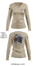 CHC NARWHAL 89056143 Women's Long Sleeve V-neck Shirt - 2