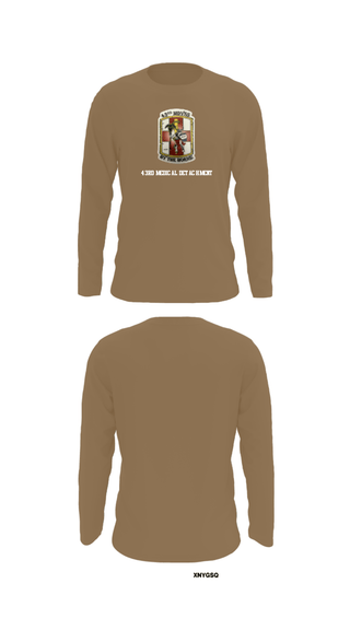 Long Sleeve Performance Shirt, 43rd Medical Detachment, , Teamtime, Team time, sublimation, custom sports apparel, team uniforms, spirit wear, spiritwear, sports uniforms, custom shirts, team store, custom team store, fundraiser sports, apparel fundraiser