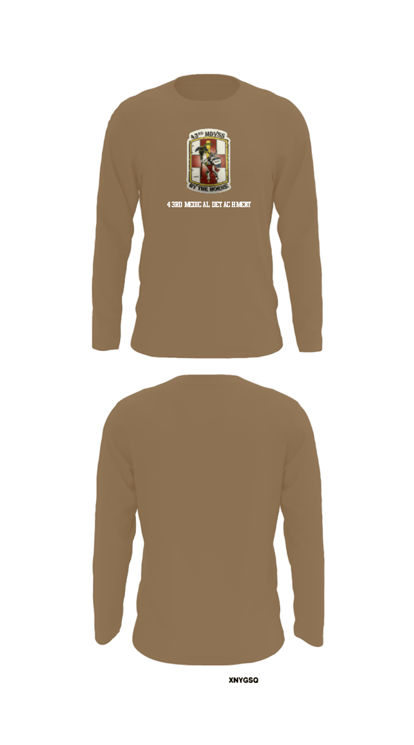 Long Sleeve Performance Shirt, 43rd Medical Detachment, , Teamtime, Team time, sublimation, custom sports apparel, team uniforms, spirit wear, spiritwear, sports uniforms, custom shirts, team store, custom team store, fundraiser sports, apparel fundraiser