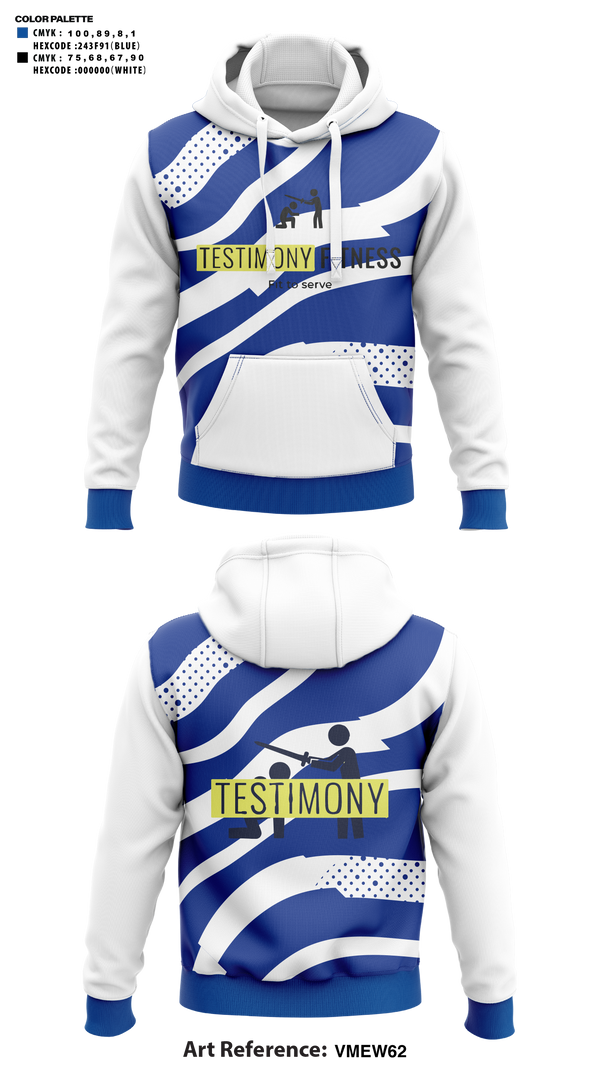Hoodie, Testimony Fitness, , Teamtime, Team time, sublimation, custom sports apparel, team uniforms, spirit wear, spiritwear, sports uniforms, custom shirts, team store, custom team store, fundraiser sports, apparel fundraiser