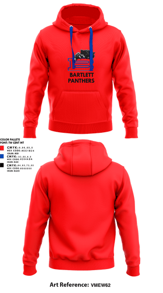 Hoodie, Bartlett Panthers, Track & Field, Teamtime, Team time, sublimation, custom sports apparel, team uniforms, spirit wear, spiritwear, sports uniforms, custom shirts, team store, custom team store, fundraiser sports, apparel fundraiser