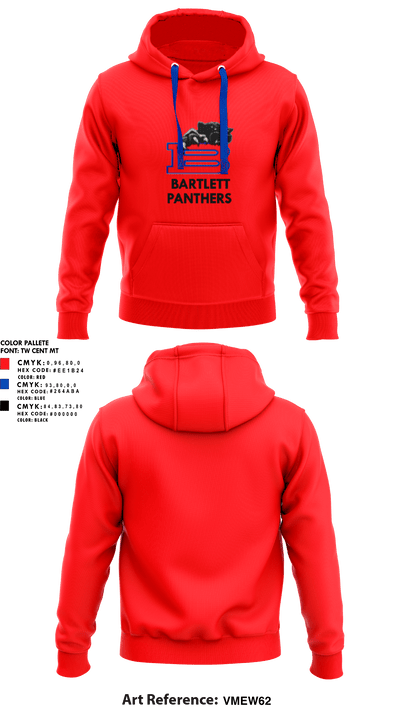 Bartlett Panthers 38040083 Hoodie - 1