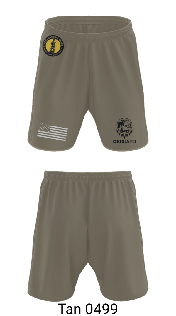 Athletic Shorts With Pockets, Recruiting & Retention Battalion, National Guard, Teamtime, Team time, sublimation, custom sports apparel, team uniforms, spirit wear, spiritwear, sports uniforms, custom shirts, team store, custom team store, fundraiser sports, apparel fundraiser