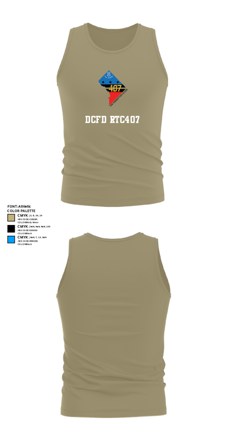 Tank Top, Rescue Engine 56DCFD RTC407, Fire Department, Teamtime, Team time, sublimation, custom sports apparel, team uniforms, spirit wear, spiritwear, sports uniforms, custom shirts, team store, custom team store, fundraiser sports, apparel fundraiser