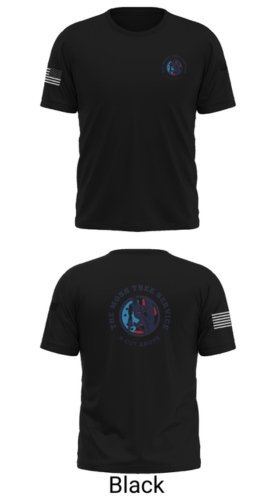 The Moss Tree Service 86074742 Short Sleeve Performance Shirt - 30