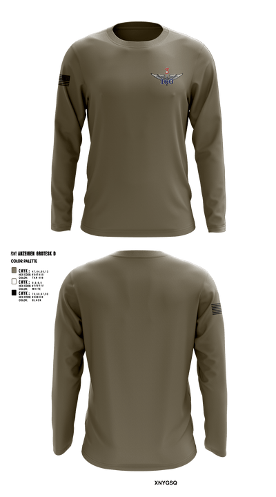 160th Aviation Regiment 25542833 Long Sleeve Performance Shirt - 2