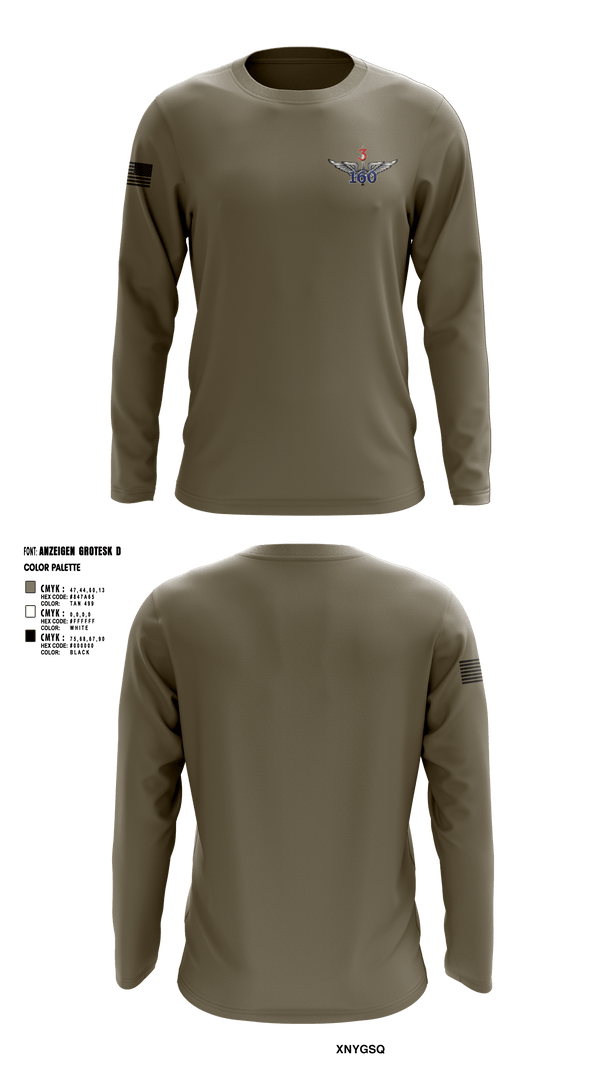 Long Sleeve Performance Shirt, 160th Aviation Regiment, Army, Teamtime, Team time, sublimation, custom sports apparel, team uniforms, spirit wear, spiritwear, sports uniforms, custom shirts, team store, custom team store, fundraiser sports, apparel fundraiser