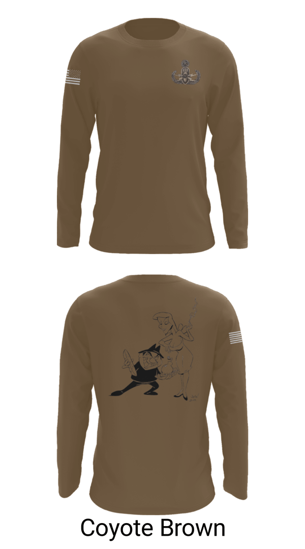 Long Sleeve Performance Shirt, 18th EOD Det, Army, Teamtime, Team time, sublimation, custom sports apparel, team uniforms, spirit wear, spiritwear, sports uniforms, custom shirts, team store, custom team store, fundraiser sports, apparel fundraiser