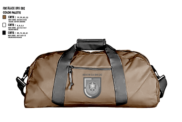 Duffle Bag, 404 Civil Affairs Battalion (Airborne), Army, Teamtime, Team time, sublimation, custom sports apparel, team uniforms, spirit wear, spiritwear, sports uniforms, custom shirts, team store, custom team store, fundraiser sports, apparel fundraiser