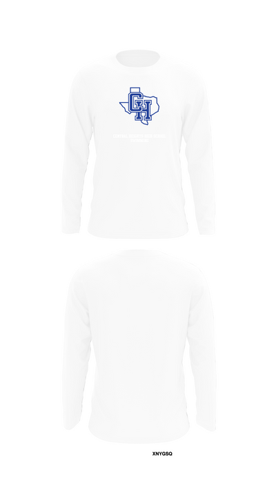 Central Heights High School Swimming 12669602 Long Sleeve Performance Shirt 8