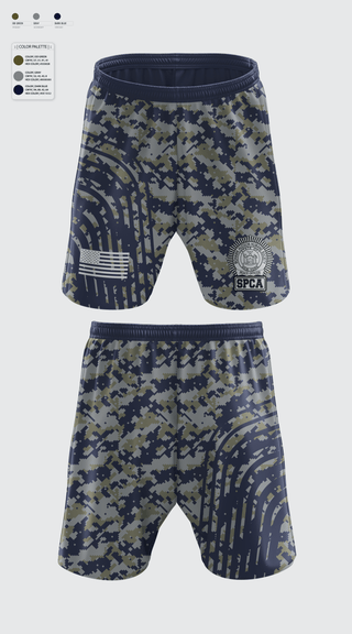Athletic Shorts With Pockets, Mohawk Hudson Humane Society, Law Enforcement Division, Police, Teamtime, Team time, sublimation, custom sports apparel, team uniforms, spirit wear, spiritwear, sports uniforms, custom shirts, team store, custom team store, fundraiser sports, apparel fundraiser