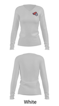 Spartanburg Christian Academy Track 19748550 Women's Long Sleeve V-neck Shirt - 6