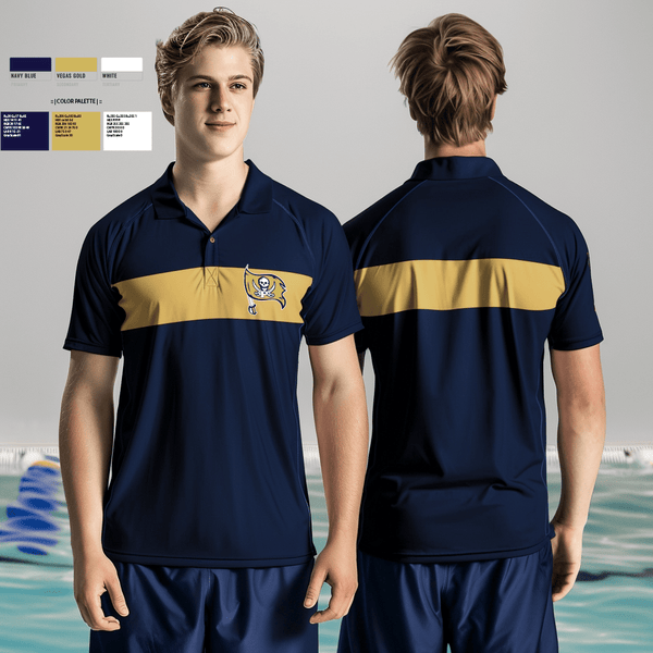 Short Sleeve Performance Polo, Perrin Pirates, Football, Teamtime, Team time, sublimation, custom sports apparel, team uniforms, spirit wear, spiritwear, sports uniforms, custom shirts, team store, custom team store, fundraiser sports, apparel fundraiser