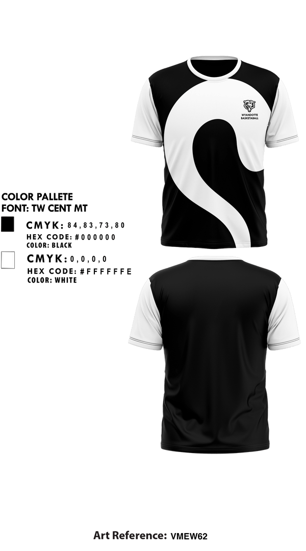 Short Sleeve Performance Shirt, Wyandotte High School Basketball, Men's Basketball, Teamtime, Team time, sublimation, custom sports apparel, team uniforms, spirit wear, spiritwear, sports uniforms, custom shirts, team store, custom team store, fundraiser sports, apparel fundraiser
