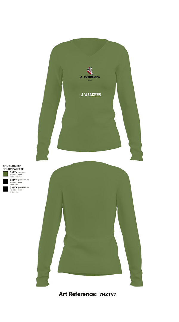 Womens Long Sleeve Vneck Shirt 1, J WALKERS, Air Force, Teamtime, Team time, sublimation, custom sports apparel, team uniforms, spirit wear, spiritwear, sports uniforms, custom shirts, team store, custom team store, fundraiser sports, apparel fundraiser