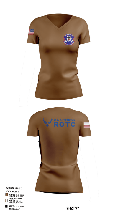 Detachment 035 78200386 Women's Short Sleeve V-neck Shirt - 103