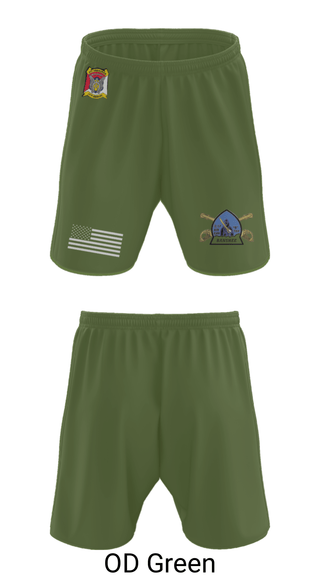 Athletic Shorts With Pockets, B Troop 2-17 Cav REGT, , Teamtime, Team time, sublimation, custom sports apparel, team uniforms, spirit wear, spiritwear, sports uniforms, custom shirts, team store, custom team store, fundraiser sports, apparel fundraiser