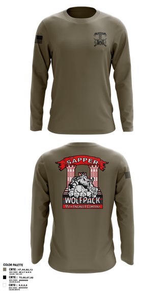 Long Sleeve Performance Shirt, 95TH CEC-I, Army, Teamtime, Team time, sublimation, custom sports apparel, team uniforms, spirit wear, spiritwear, sports uniforms, custom shirts, team store, custom team store, fundraiser sports, apparel fundraiser
