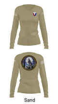 USAG Fort Hunter Liggett 63264859 Women's Long Sleeve V-neck Shirt - 47