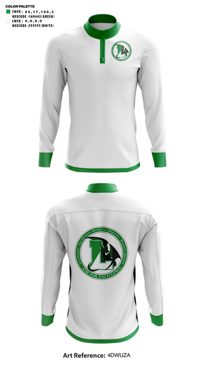 Lake Riviera Middle School Basketball 11266436 Quarter Zip Jacket - 41