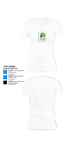 Moondog pub and grub 52756247 Women's Short Sleeve V-neck Shirt - 18