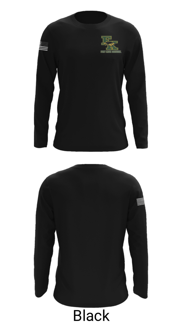 Long Sleeve Performance Shirt, Eagles Baseball, Baseball, Teamtime, Team time, sublimation, custom sports apparel, team uniforms, spirit wear, spiritwear, sports uniforms, custom shirts, team store, custom team store, fundraiser sports, apparel fundraiser