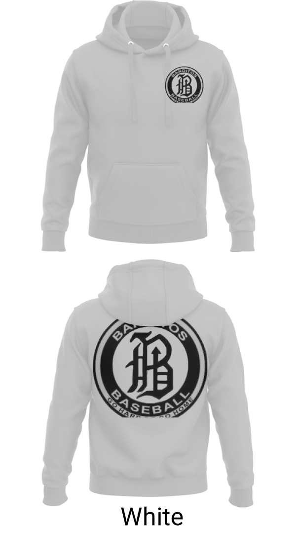 Hoodie, BANDITOS, Baseball, Teamtime, Team time, sublimation, custom sports apparel, team uniforms, spirit wear, spiritwear, sports uniforms, custom shirts, team store, custom team store, fundraiser sports, apparel fundraiser