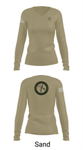 1055th Trans 1st Plt 68355484 Women's Long Sleeve V-neck Shirt - 92