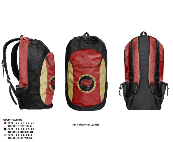 Gear Bag, McIntosh County Academy Basketball, Women's Basketball, Teamtime, Team time, sublimation, custom sports apparel, team uniforms, spirit wear, spiritwear, sports uniforms, custom shirts, team store, custom team store, fundraiser sports, apparel fundraiser