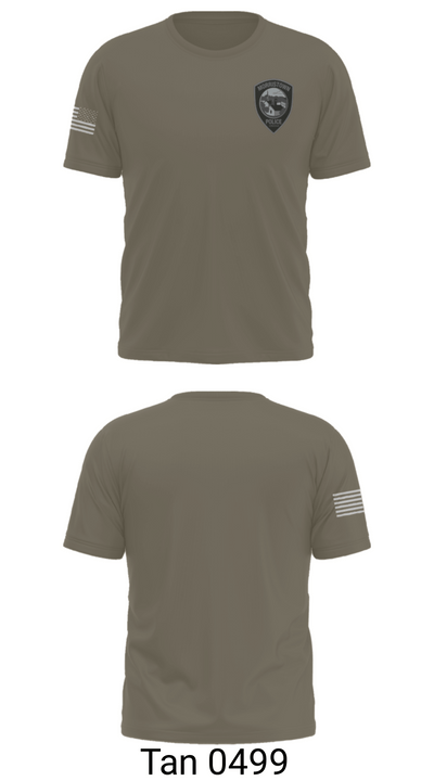 Morristown Police Department 25451199 Short Sleeve Performance Shirt - 72