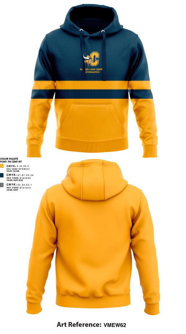 Hoodie, Walled Lake Central Gymnastics, Spirit Store, Teamtime, Team time, sublimation, custom sports apparel, team uniforms, spirit wear, spiritwear, sports uniforms, custom shirts, team store, custom team store, fundraiser sports, apparel fundraiser