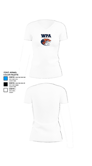 Women's Short Sleeve Vneck Shirt, Wilson Preparatory Academy (High School) Volleyball, Women's Volleyball, Teamtime, Team time, sublimation, custom sports apparel, team uniforms, spirit wear, spiritwear, sports uniforms, custom shirts, team store, custom team store, fundraiser sports, apparel fundraiser