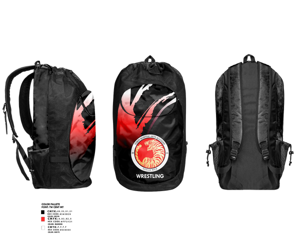 Gear Bag, Torin Martial Arts Academy, Wrestling, Teamtime, Team time, sublimation, custom sports apparel, team uniforms, spirit wear, spiritwear, sports uniforms, custom shirts, team store, custom team store, fundraiser sports, apparel fundraiser