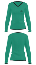 Alpha lawn and landscape 21925949 Women's Long Sleeve V-neck Shirt - 40